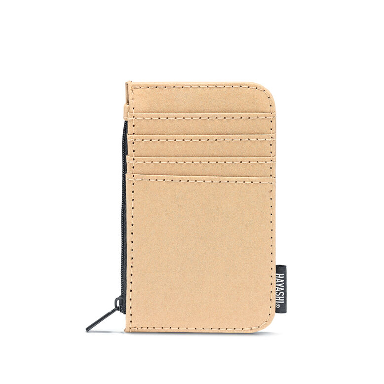 Zipped Card Case - Tan, , hi-res